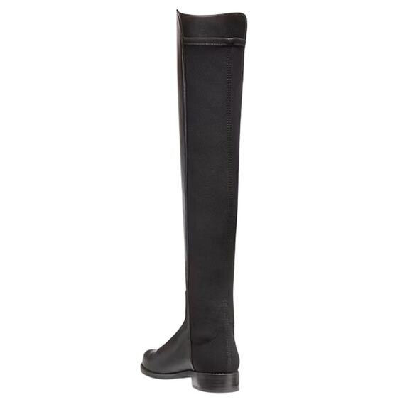 Stewart Weitzman 5050 Over The Knee Boots ($850) Black Leather Size 8.5M - Picture 2 of 11